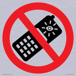 P910 Prohibition: No camera phones